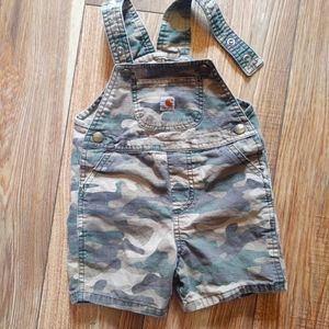 Camo Carhartt 18 month old overalls
